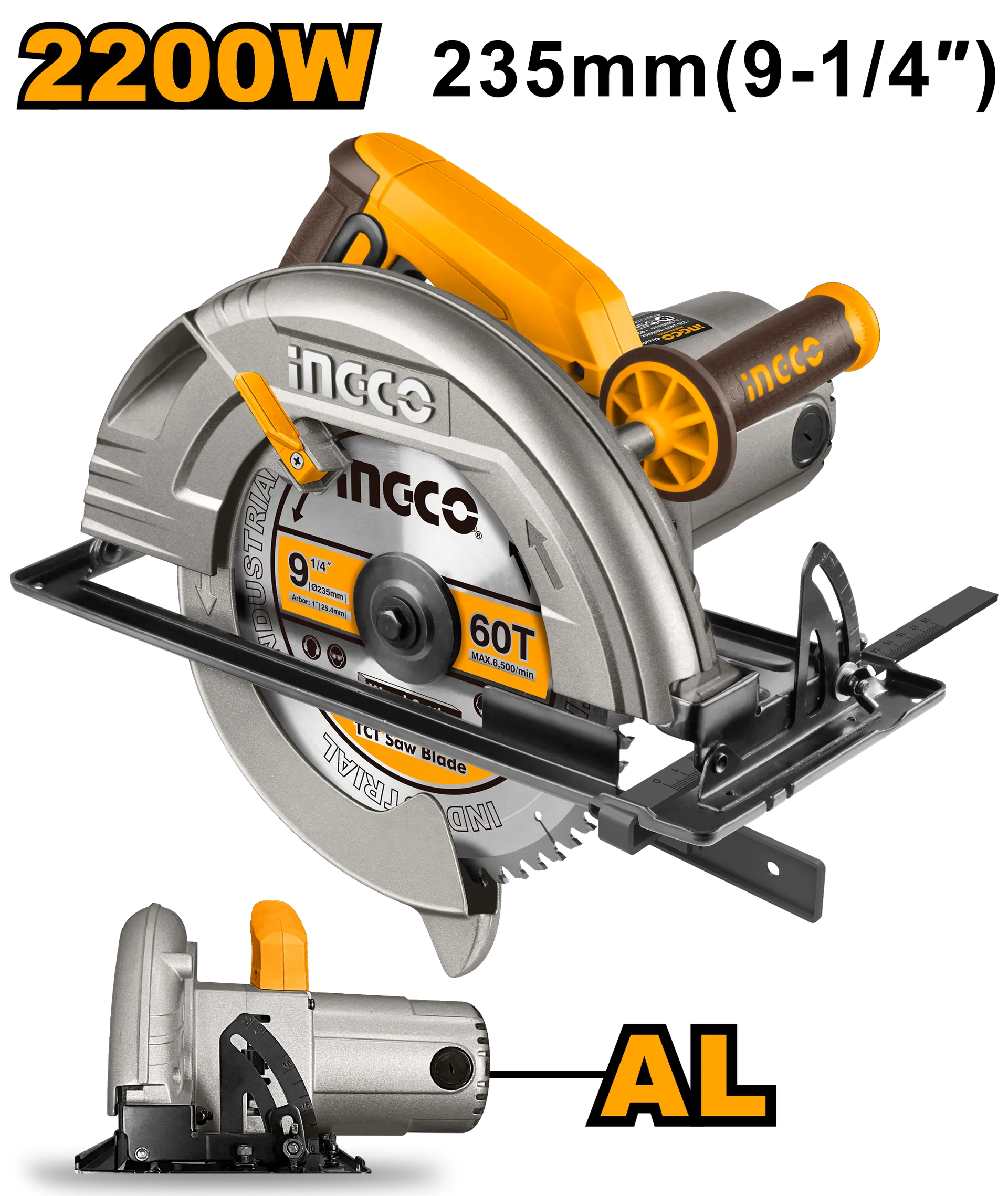 Sharr rrethor manual 2200W F235 INGCO CS2358