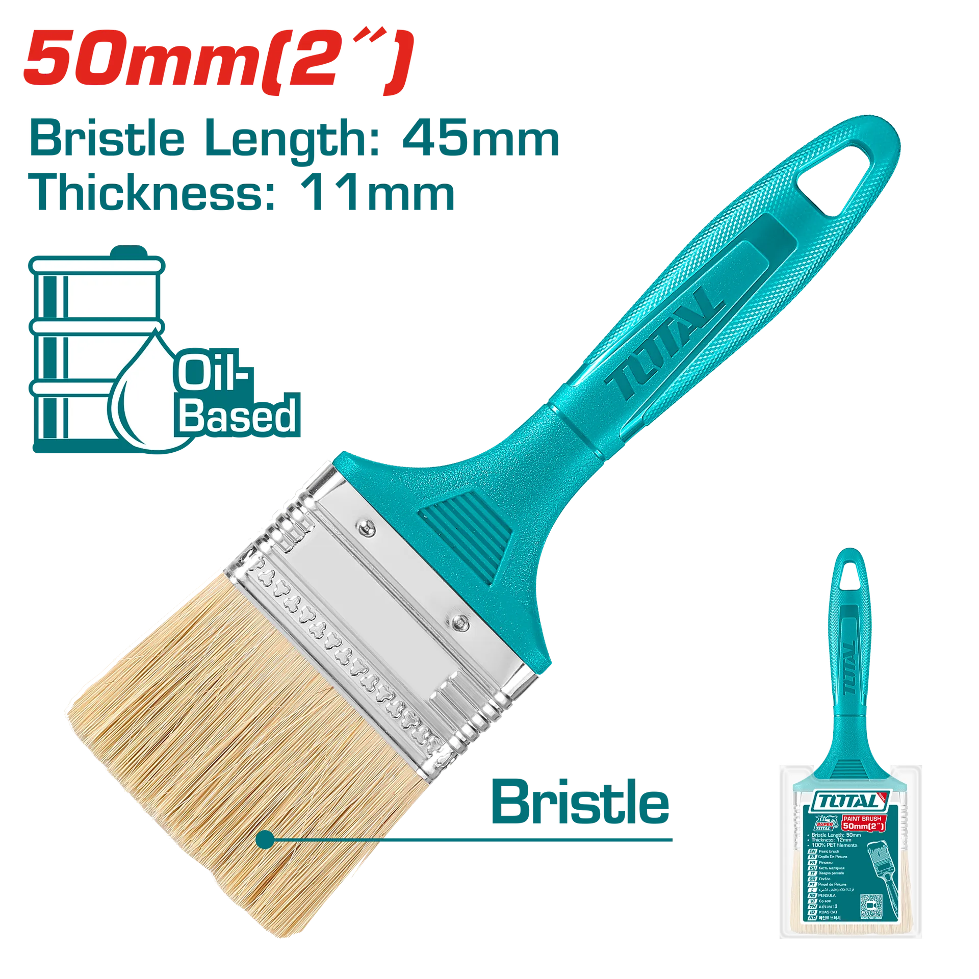 Furçë TOTAL PVC 50mm THT845026