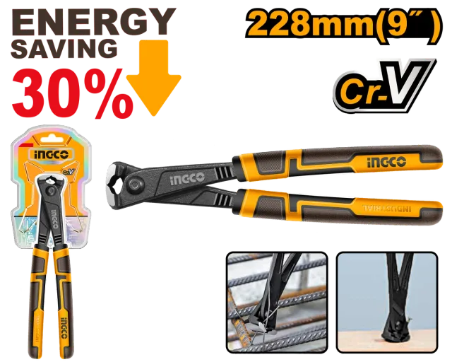 АРМИРАЧКА КЛЕШТА ПРОФИ 30% 228mm INGCO HHRP28230