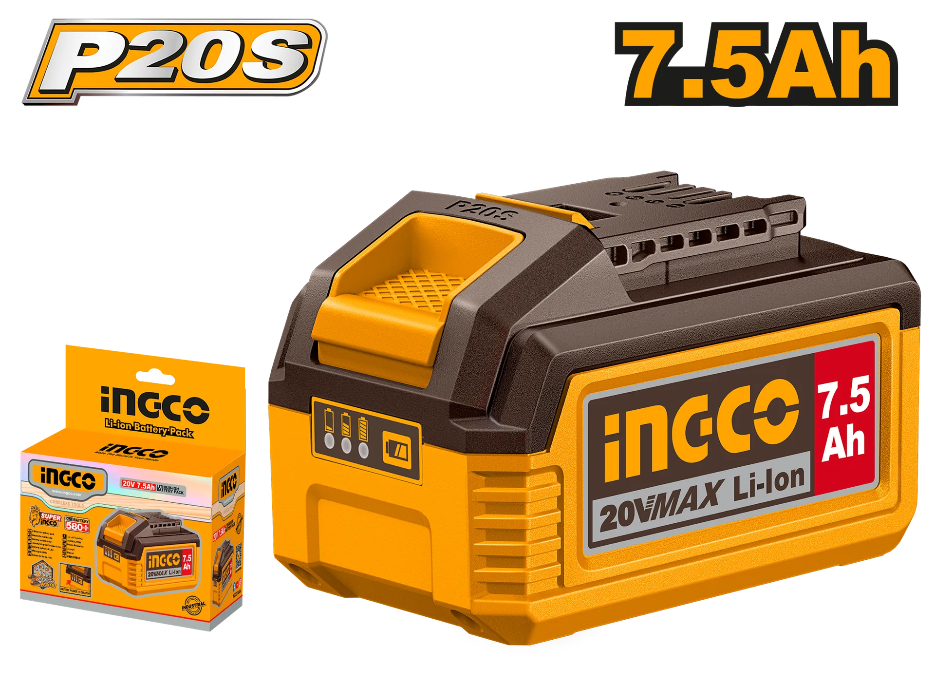 Bateria INGCO 20V 7.5Ah - FBLI2075