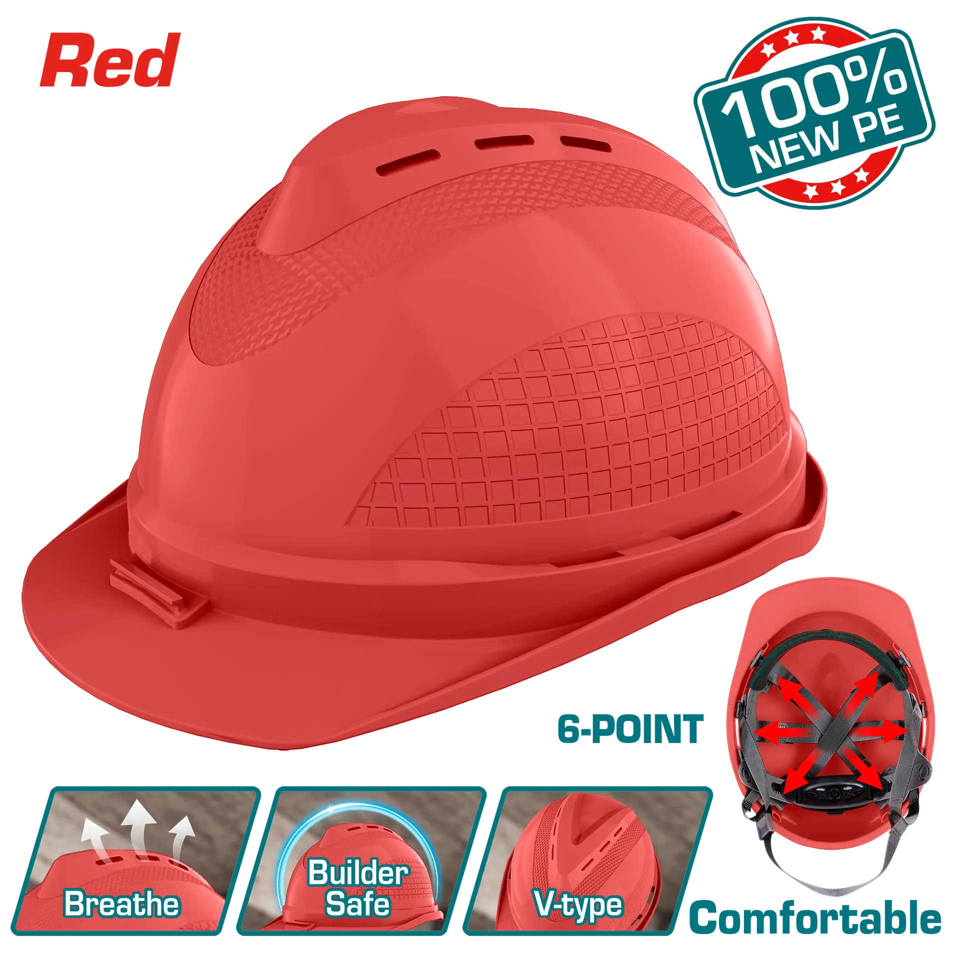 Helm TOTAL i kuqe – TSP8604