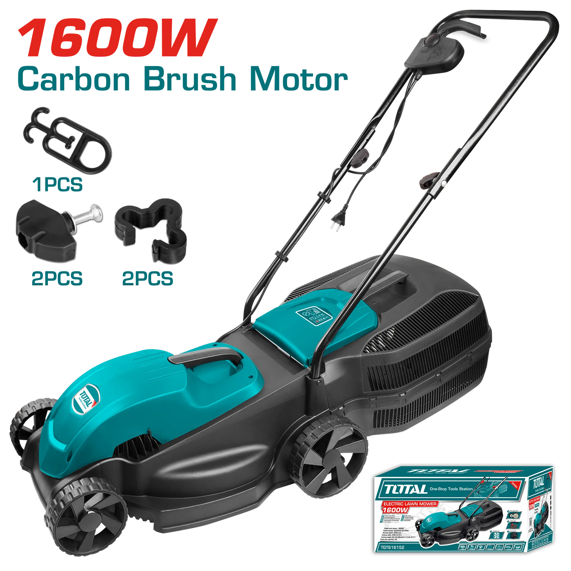 Plene elektrike TOTAL 1600W TGT616152
