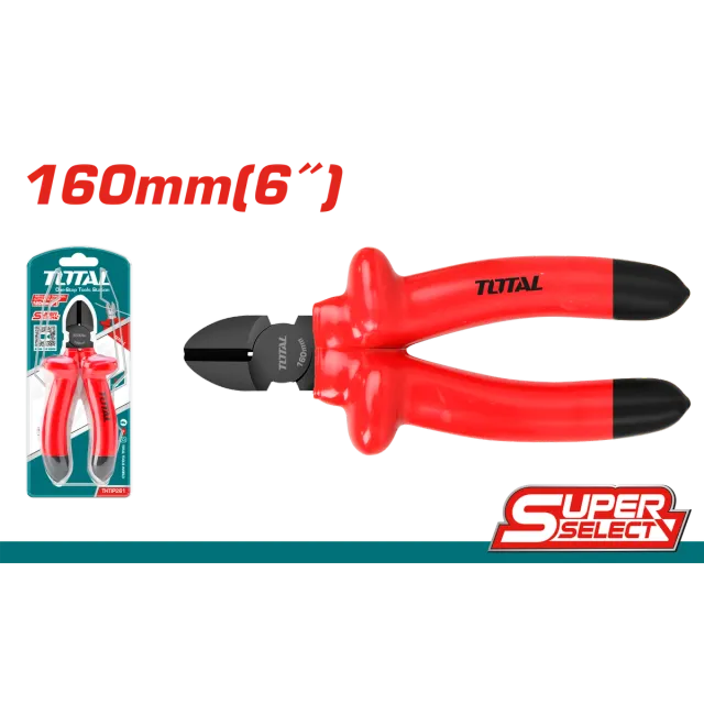 КЛЕШТА ШПИЦАНГА ЕЛЕКТРИЧАРСКА 160mm TOTAL THTIP261