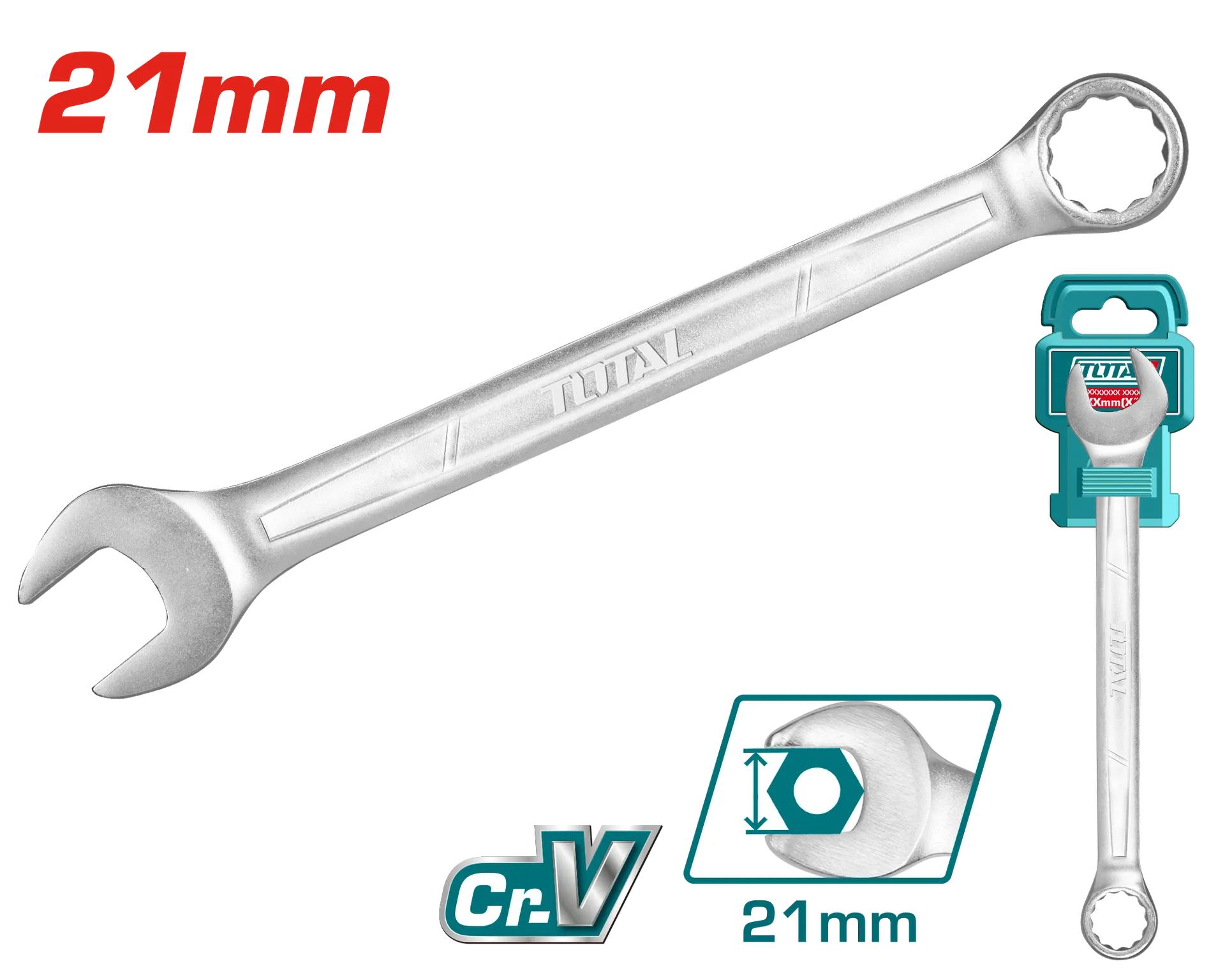 Çelës TOTAL (O-u) 21mm – 1703 TCSPA211