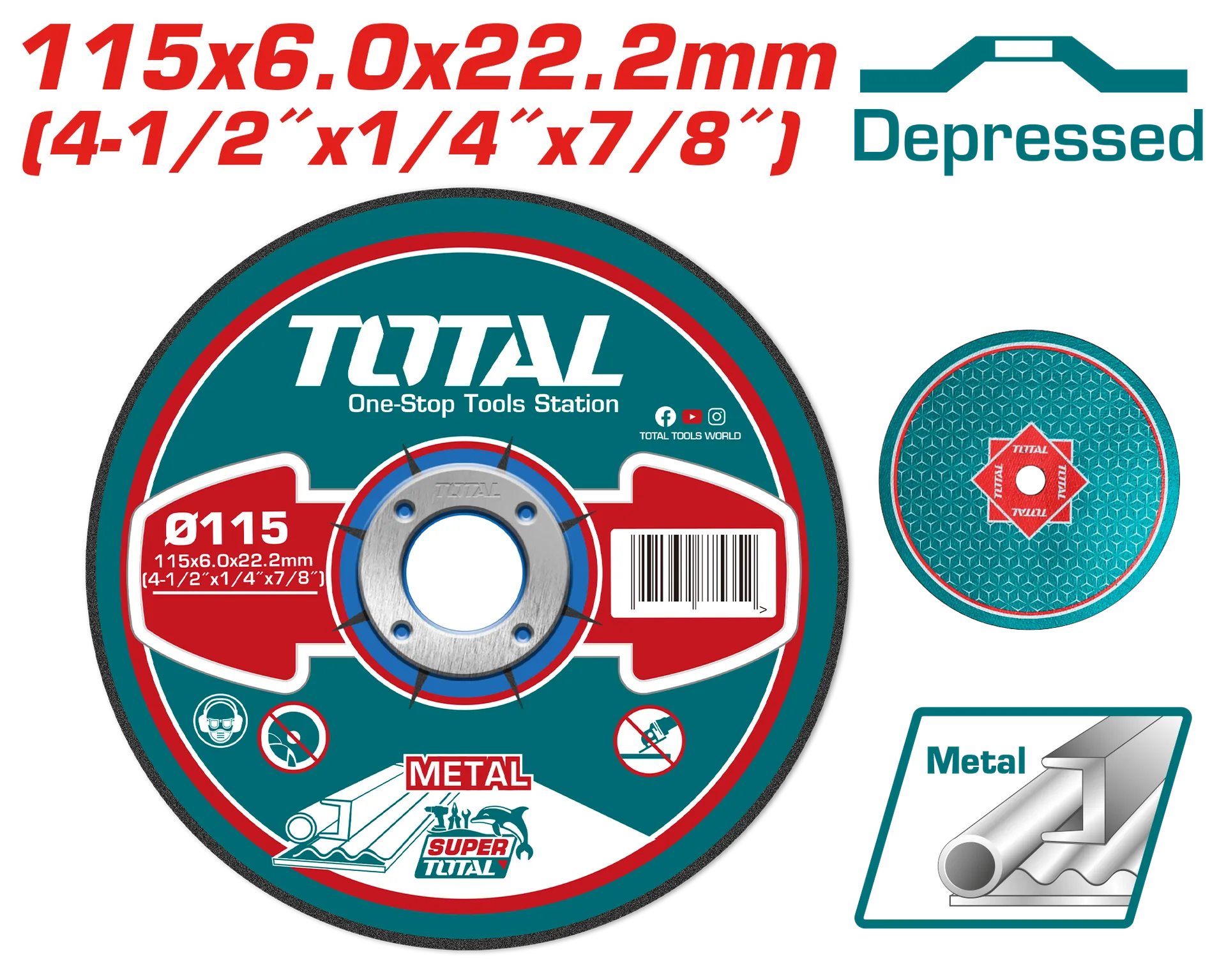 Guri TOTAL bluarje 115×6.0mm TAC2231151