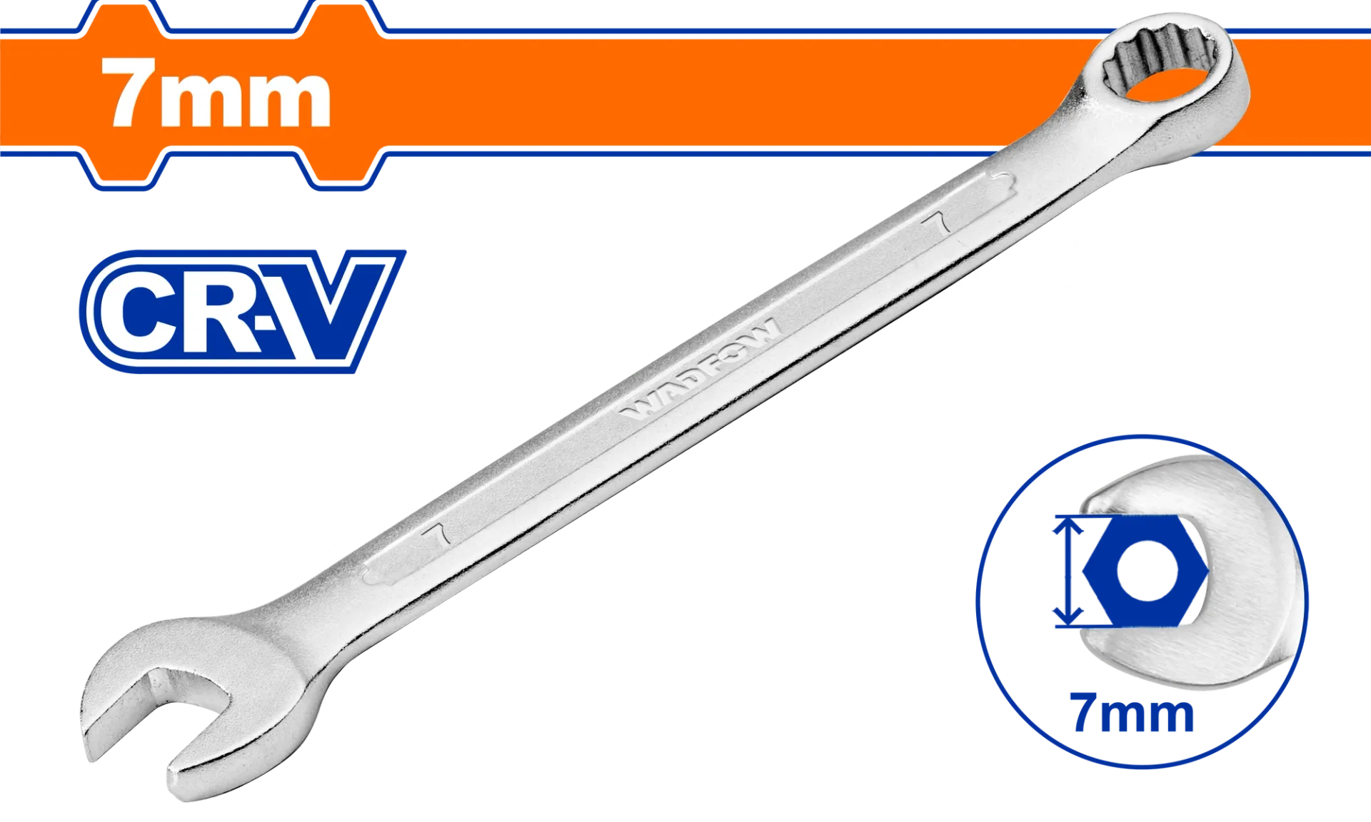 Комбиниран клуч 7mm WADFOW WSA1107
