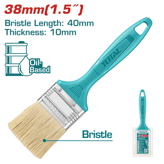 ЧЕТКА ЗА ФАРБАЊЕ 38mm ПВЦ РАЧКА TOTAL THT845156