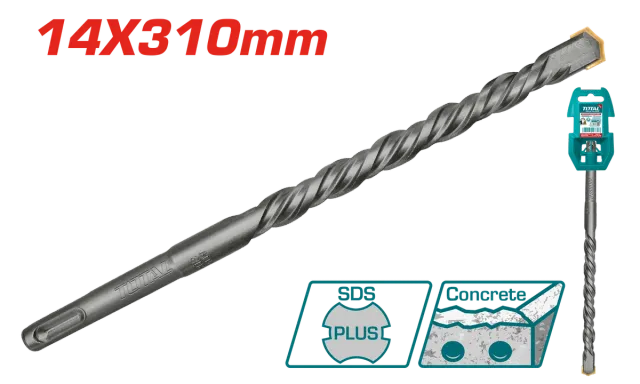 БУРГИЈА ЗА БЕТОН SDS+ 14x310mm TOTAL TAC311404