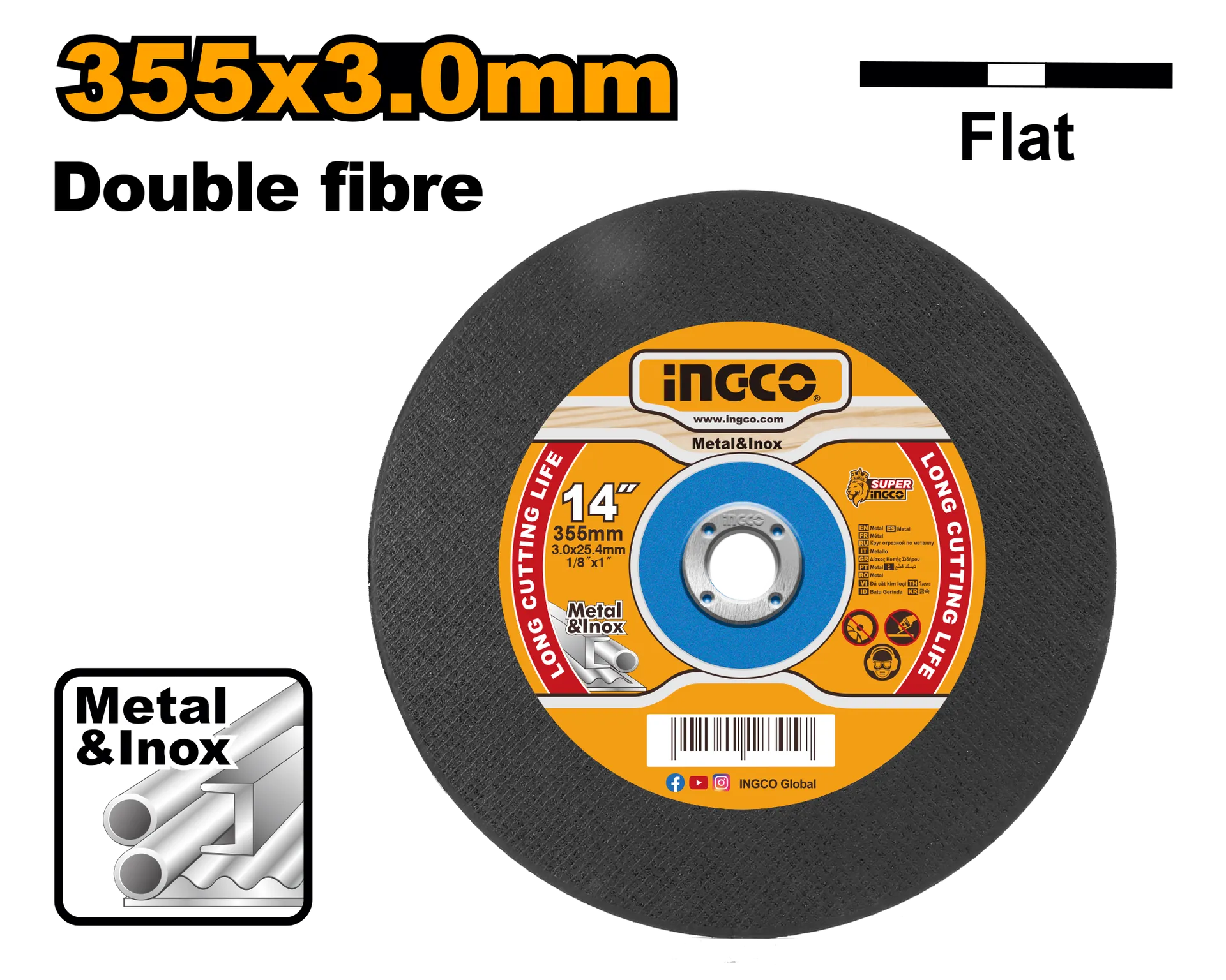 INGCO guri 355×3.0 – 25.4 MCD303551