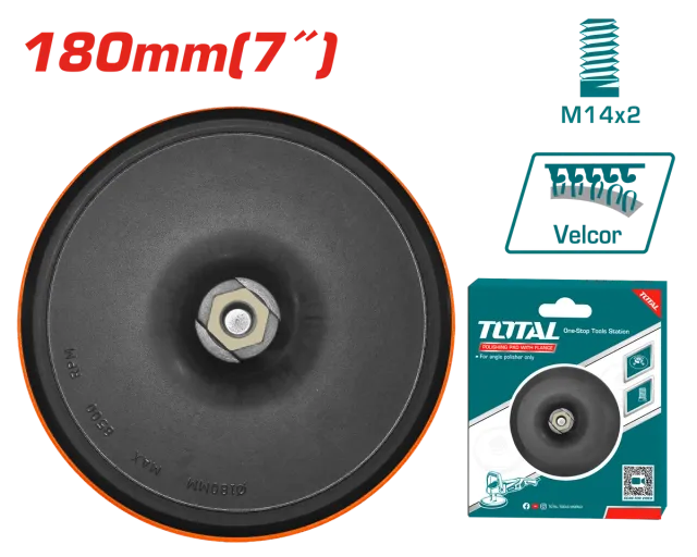 Mbajtës nënshtresë për pastrimin për bluarëse 180mm TOTAL TAC7121801