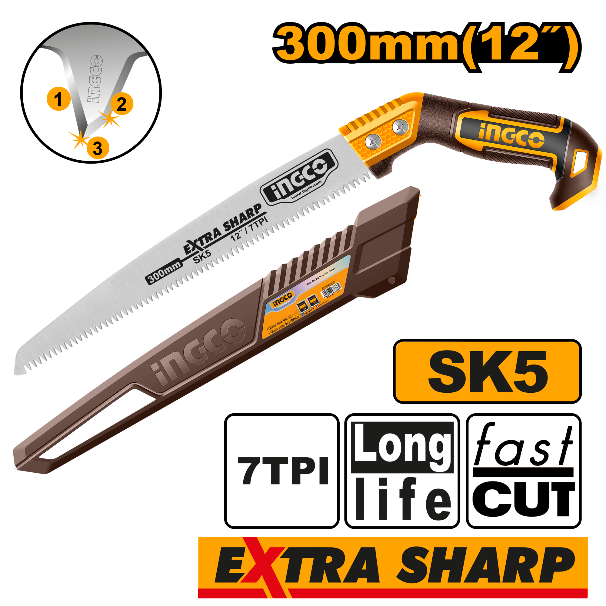 Sharrë dore 300mm INGCO HPS3006