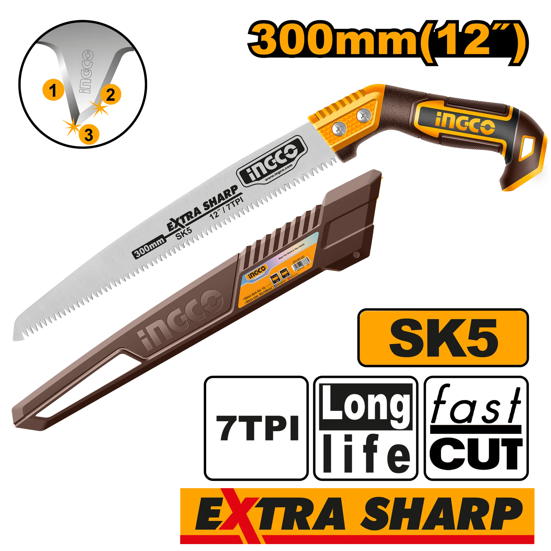 Sharrë dore 300mm INGCO HPS3006