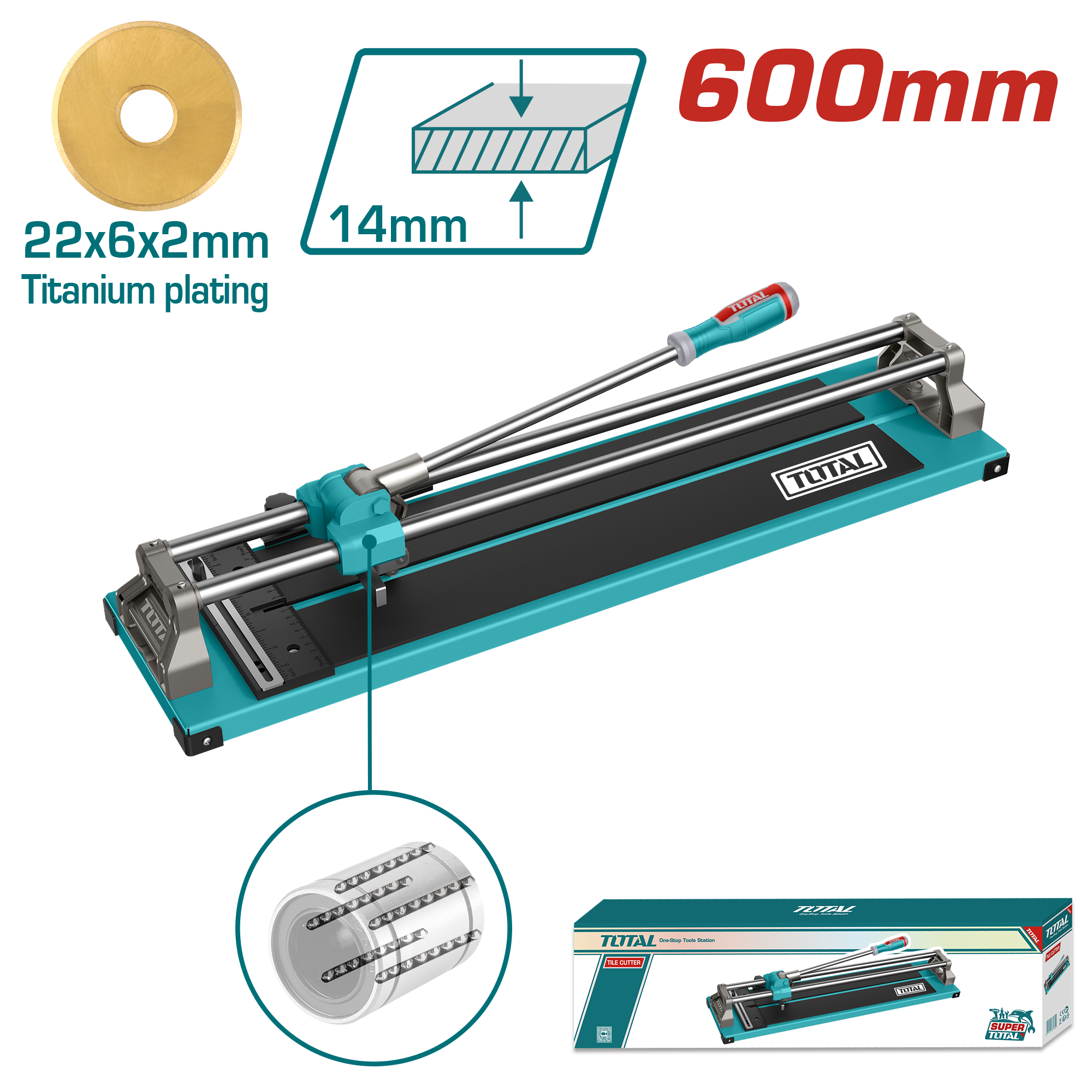 Makinë për prerje pllakash 600mm TOTAL THT576002