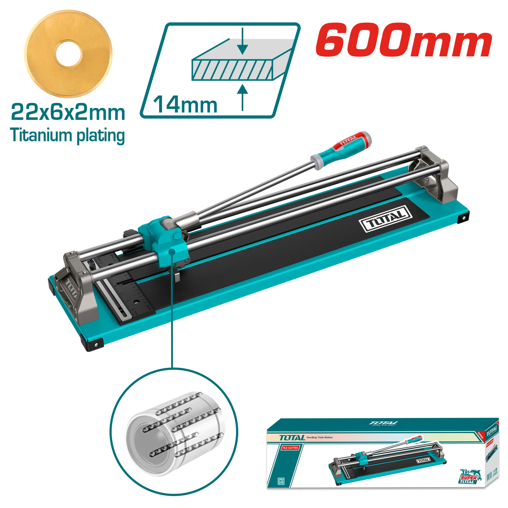 Makinë për prerje pllakash 600mm TOTAL THT576002