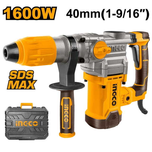 УДАРЕН ЧЕКАН ДУПЧАЛКА SDS MAX ХИЛТА INGCO 1600W 10J – RH1600388
