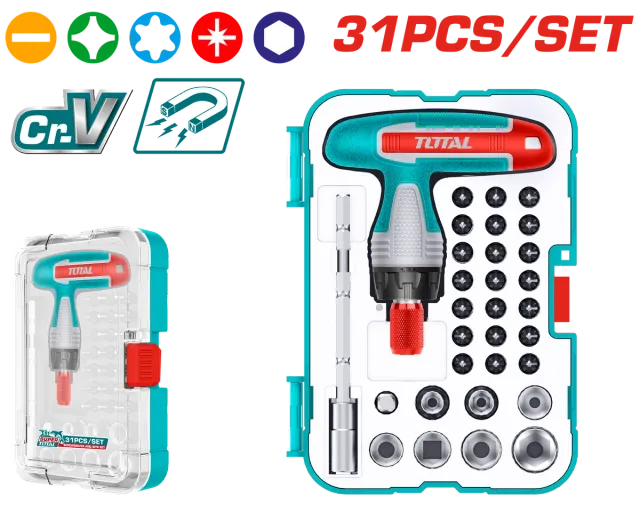 Pinceta TOTAL set 31/1 – TACSD30316
