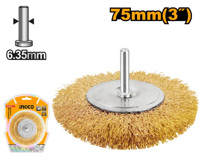 Furçë tunxh INGCO 75 shpim flat WB40751