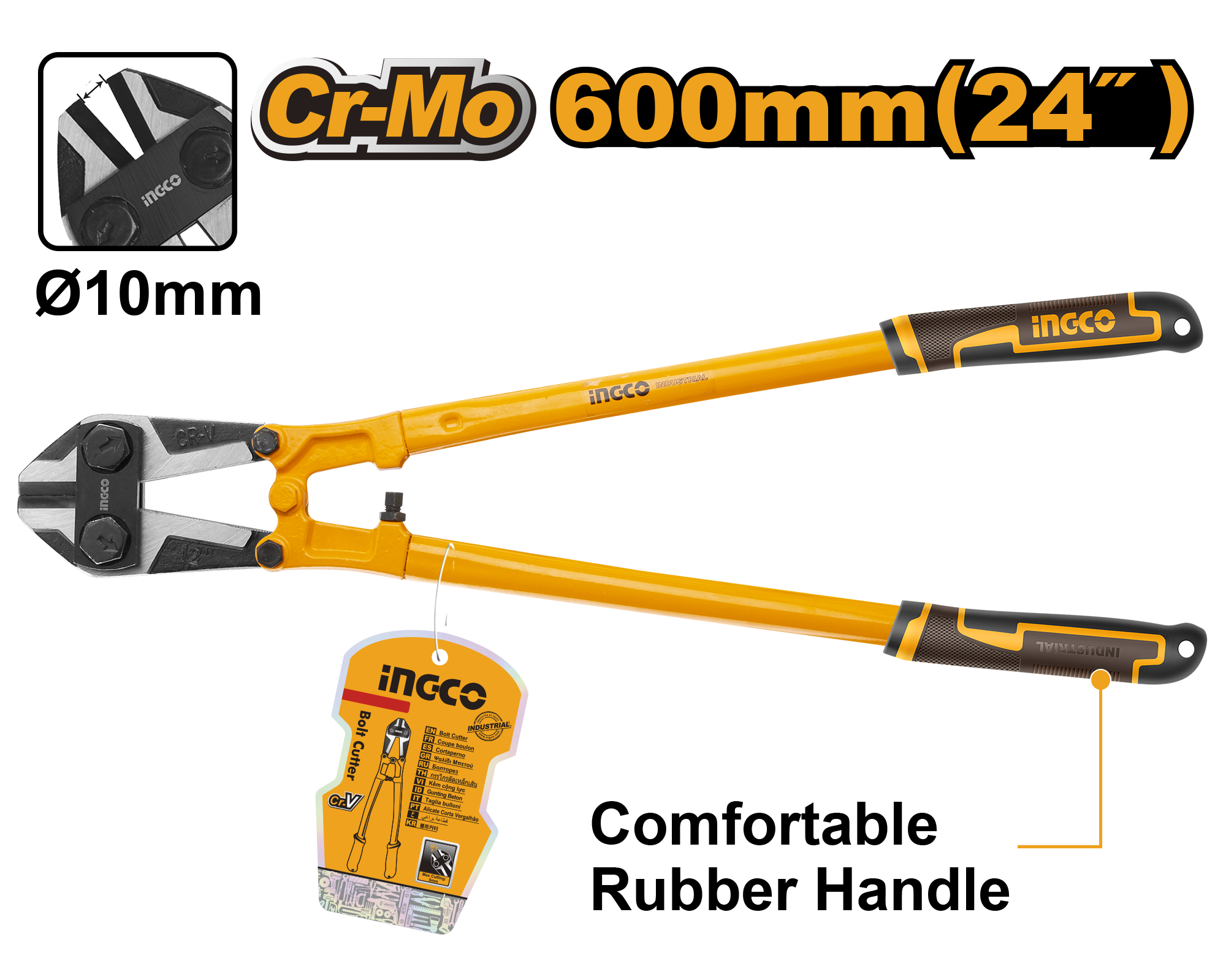 Pincë për armaturat 600mm INGCO HBC0824