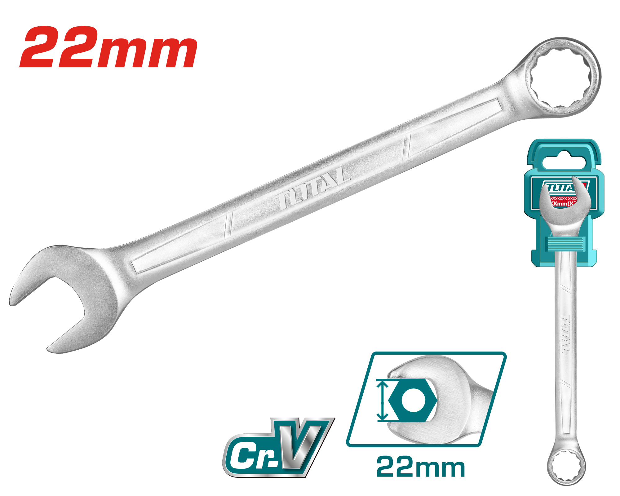 Çelës TOTAL (O-u) 22mm – 1703 TCSPA221