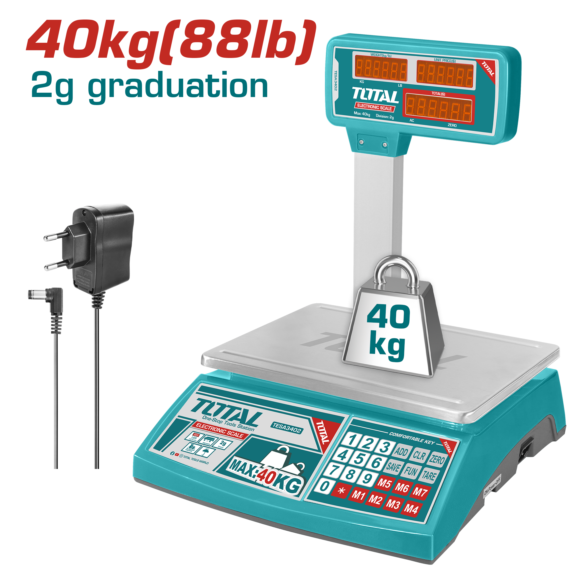 Peshore TOTAL 40KG TESA3402