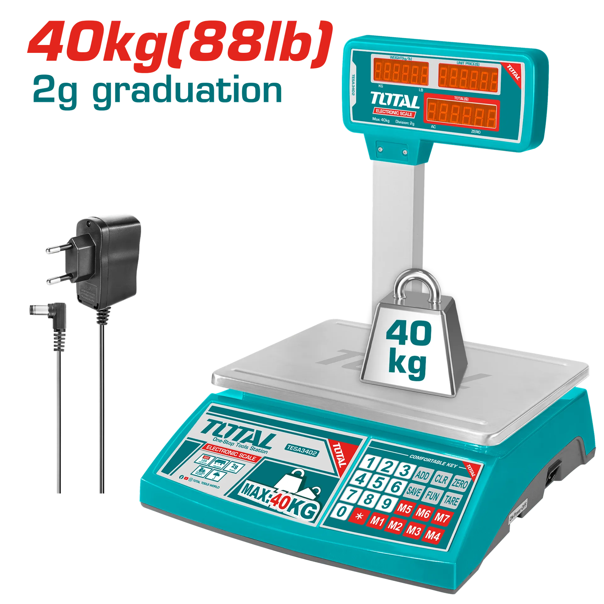 Peshore TOTAL 40KG TESA3402
