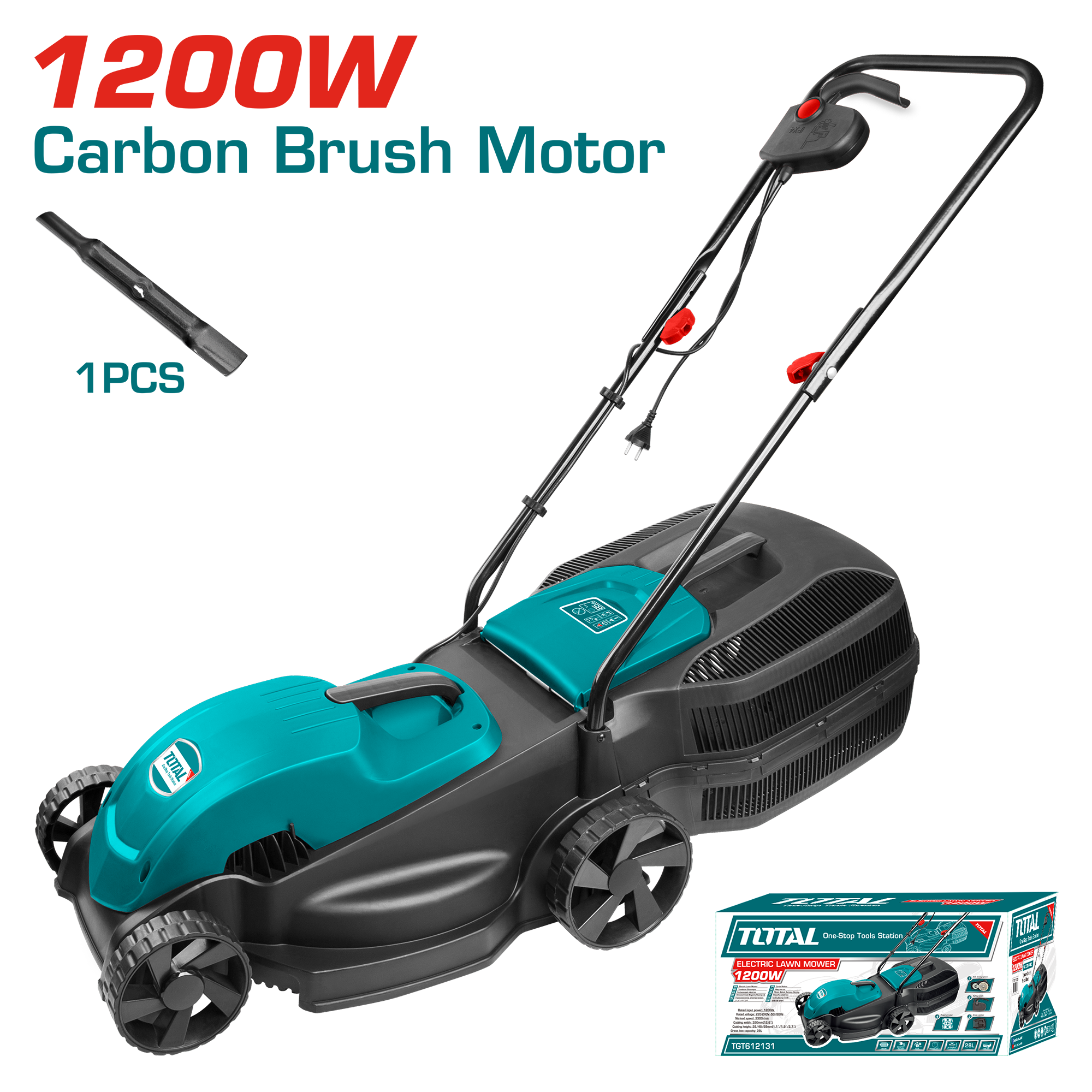 Plene elektrike TOTAL 1200W TGT612131