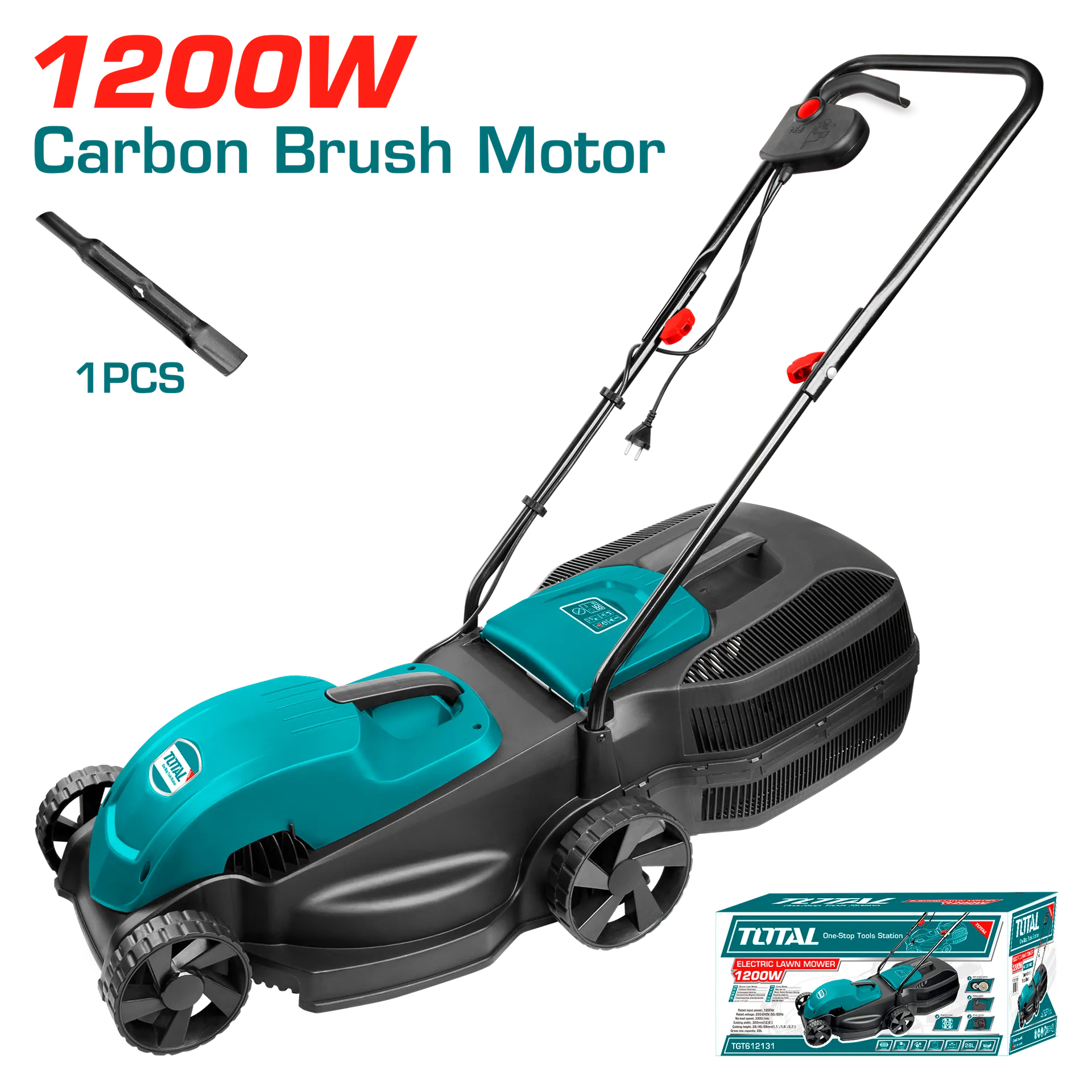 Plene elektrike TOTAL 1200W TGT612131