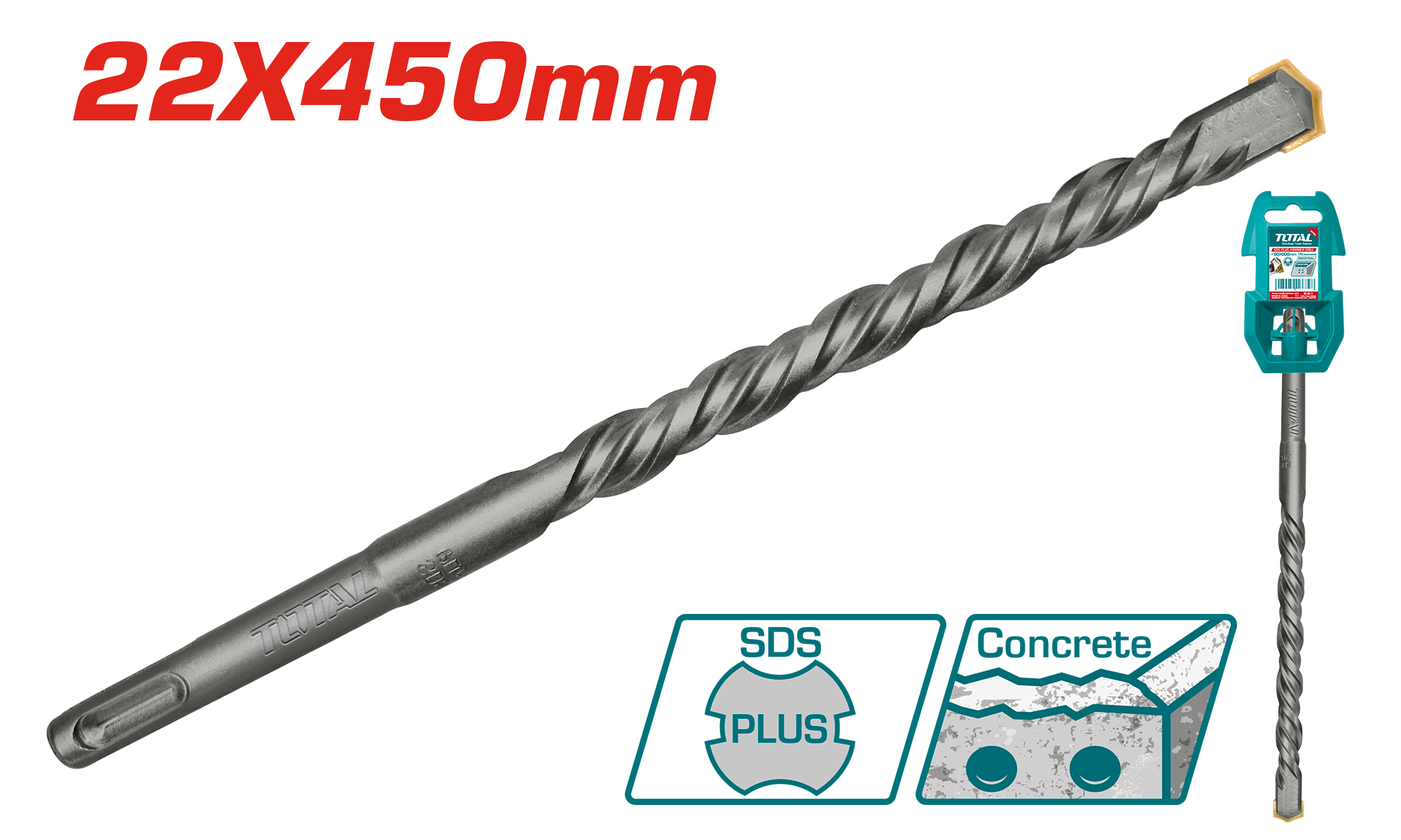 Shpuese SDS +TOTAL 22×450 TAC312205