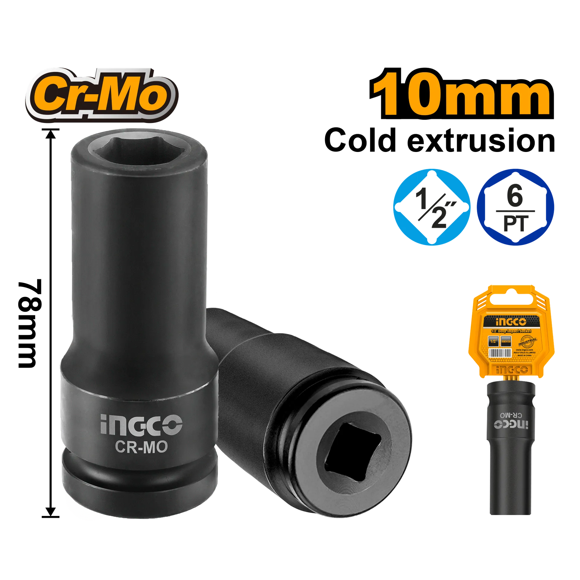 ПАТЕНТ КЛУЧ ДОЛГ 1/2; INGCO 24mm HDIS12241L