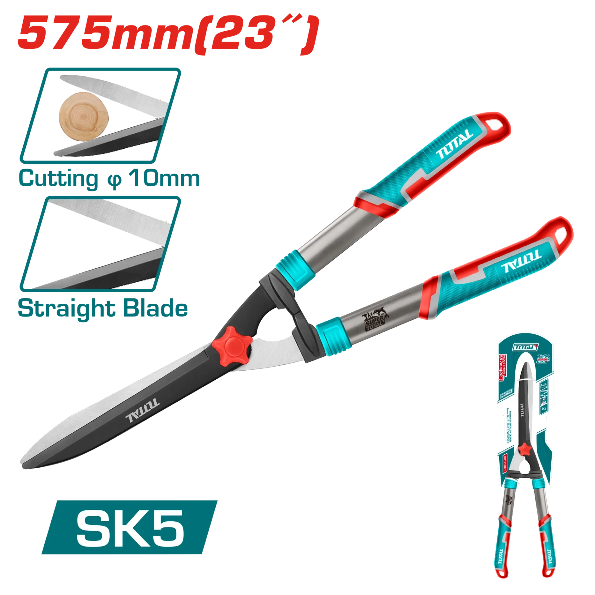 Gërshërë për gardh TOTAL 22″ 570mm THT1516001