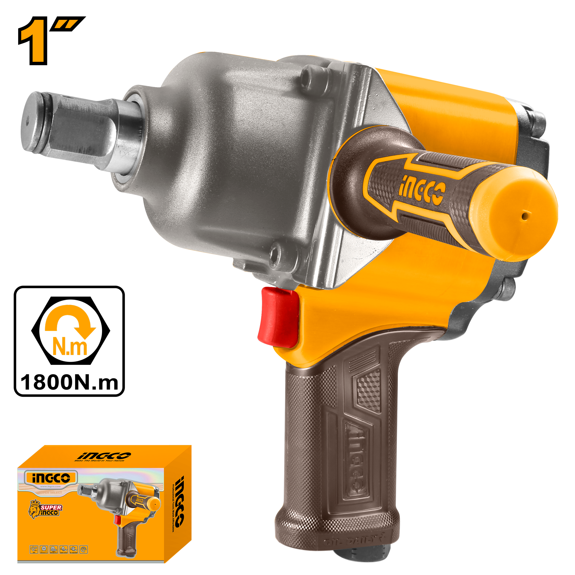 ПНЕВМАТСКИ ОДВРТУВАЧ 1″ INGCO AIW11223