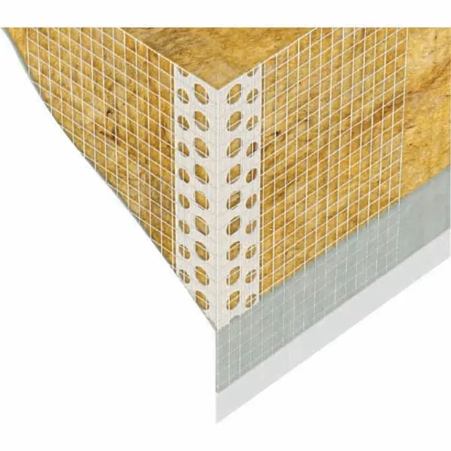 Listelë fasade e bardhë 2.5m × 20.1cm (LM017)