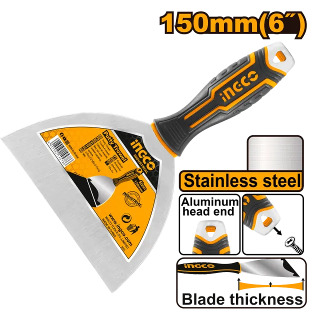 ШПАКЛА 150mm НЕРЃОСУВАЧКИ ЧЕЛИК INGCO HPUT18150