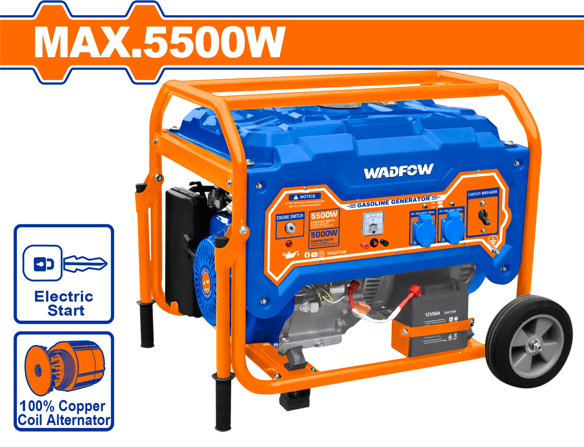 Agregat 5.5KW WADFOW WGEAA08