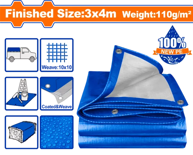 Plandek 3x4M 110G WADFOW WTQ1834