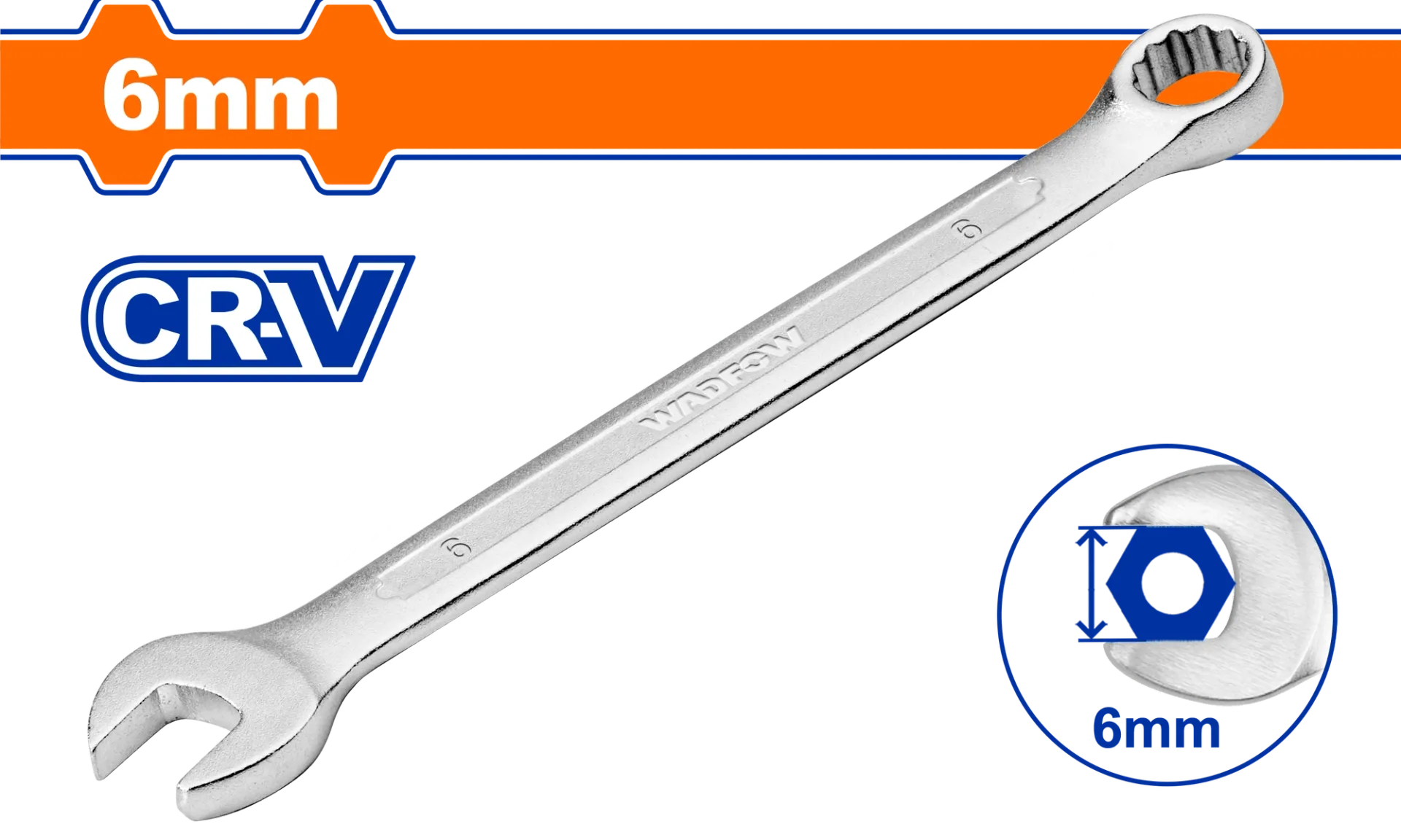 Комбиниран клуч 6mm WADFOW WSA1106