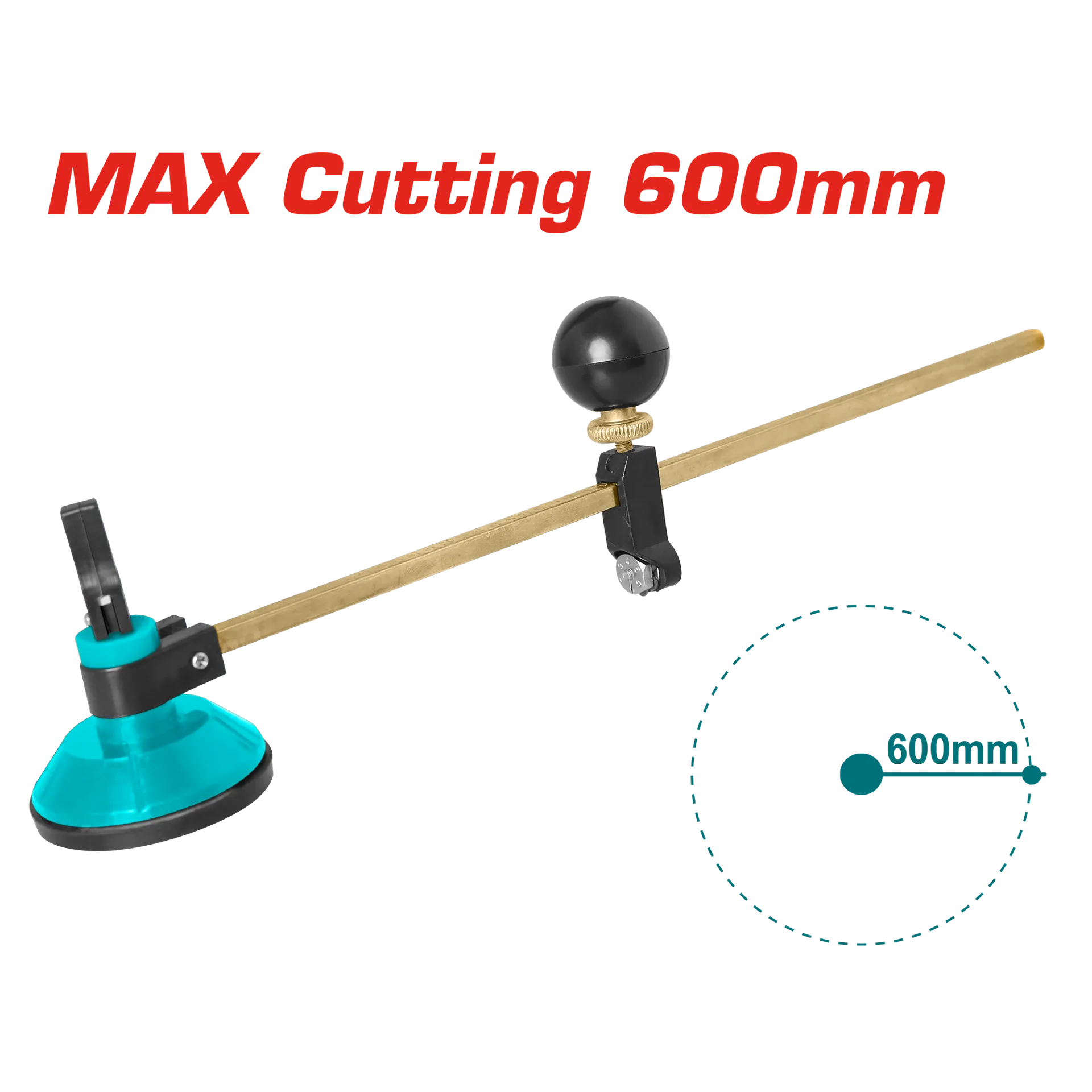 Busull diamant për qelq TOTAL TGCT16001
