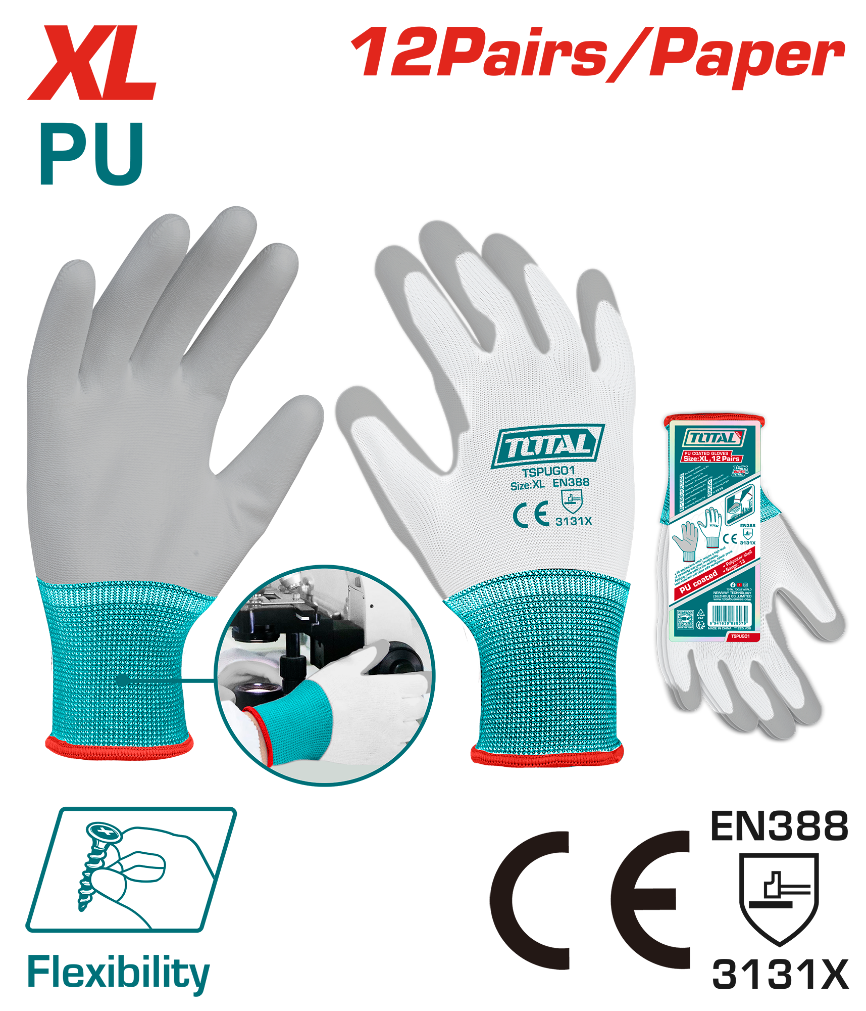 Doreza TOTAL me PU XL – TSPUG01