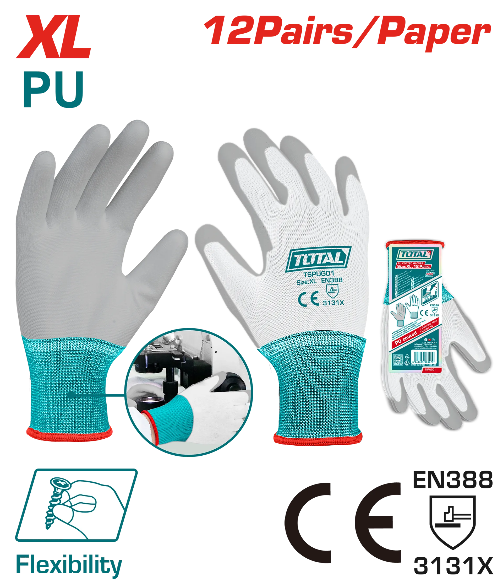 Doreza TOTAL me PU XL – TSPUG01
