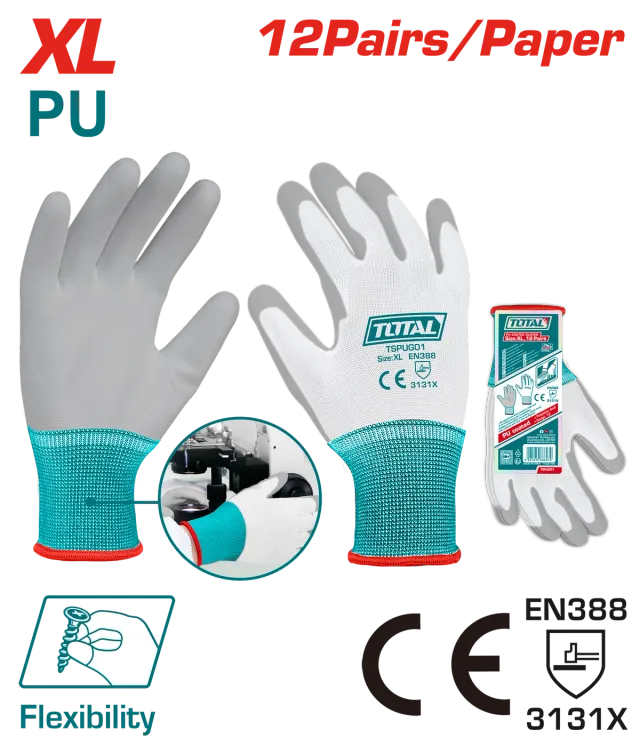 РАКАВИЦИ TOTAL СО ПУ XL – TSPUG01