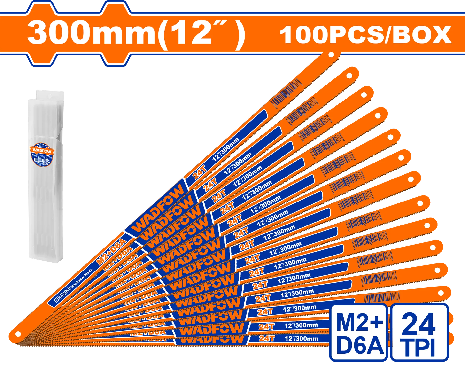 Bi-metal fletë për handsë 300mm WADFOW WHB2H24