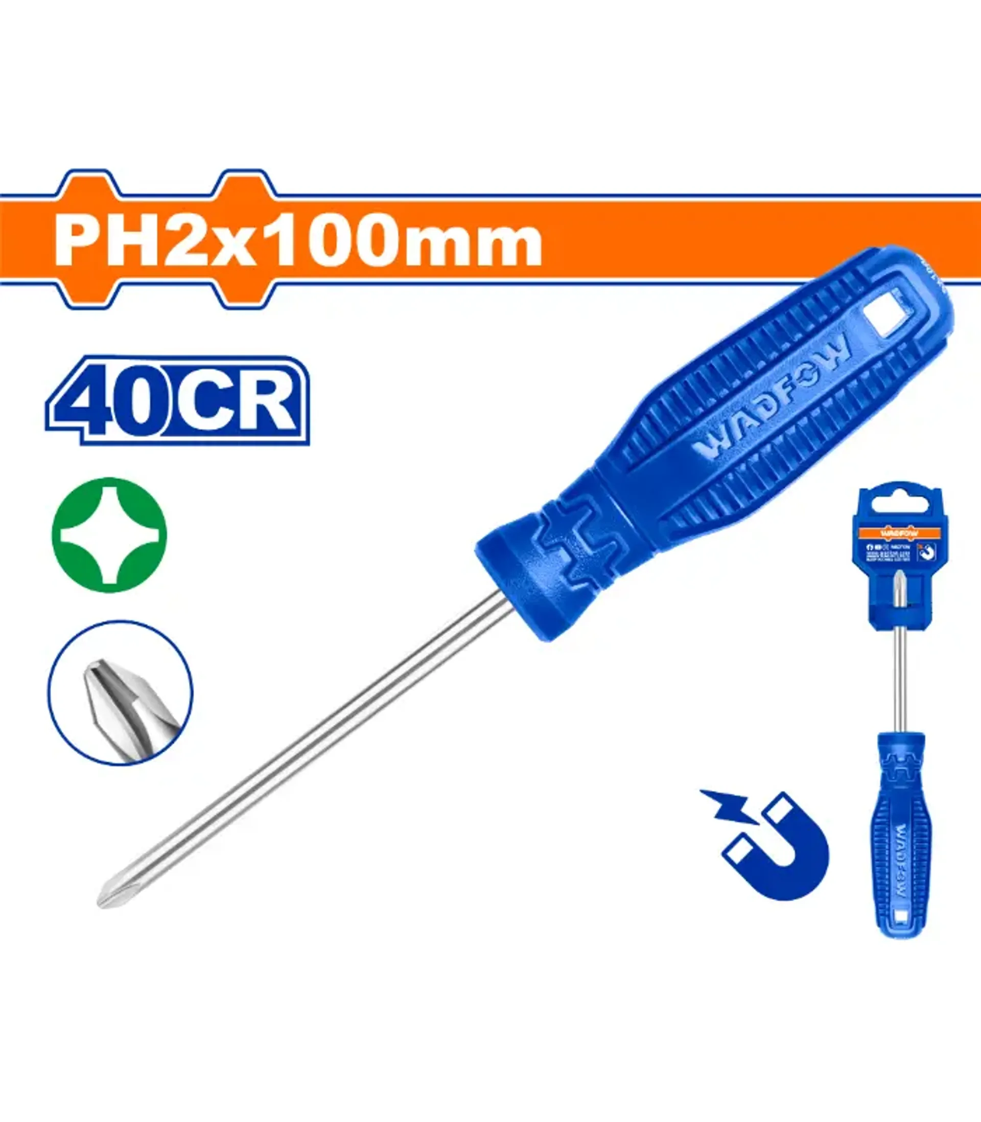 Филипс штрафцигер PH2x100mm WADFOW WSD4224