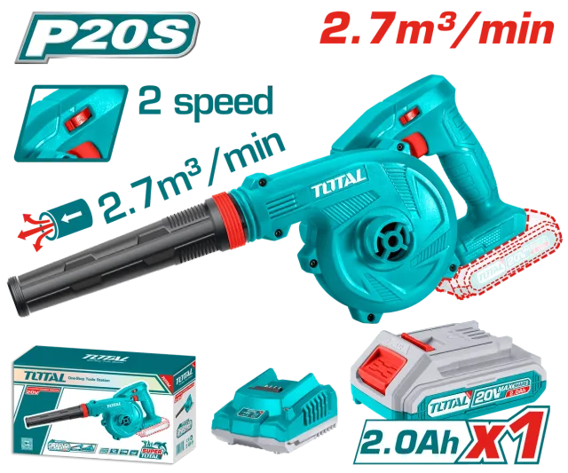 Fryrëse bateri 20V 1×2.0Ah bateri TOTAL TABLI200181