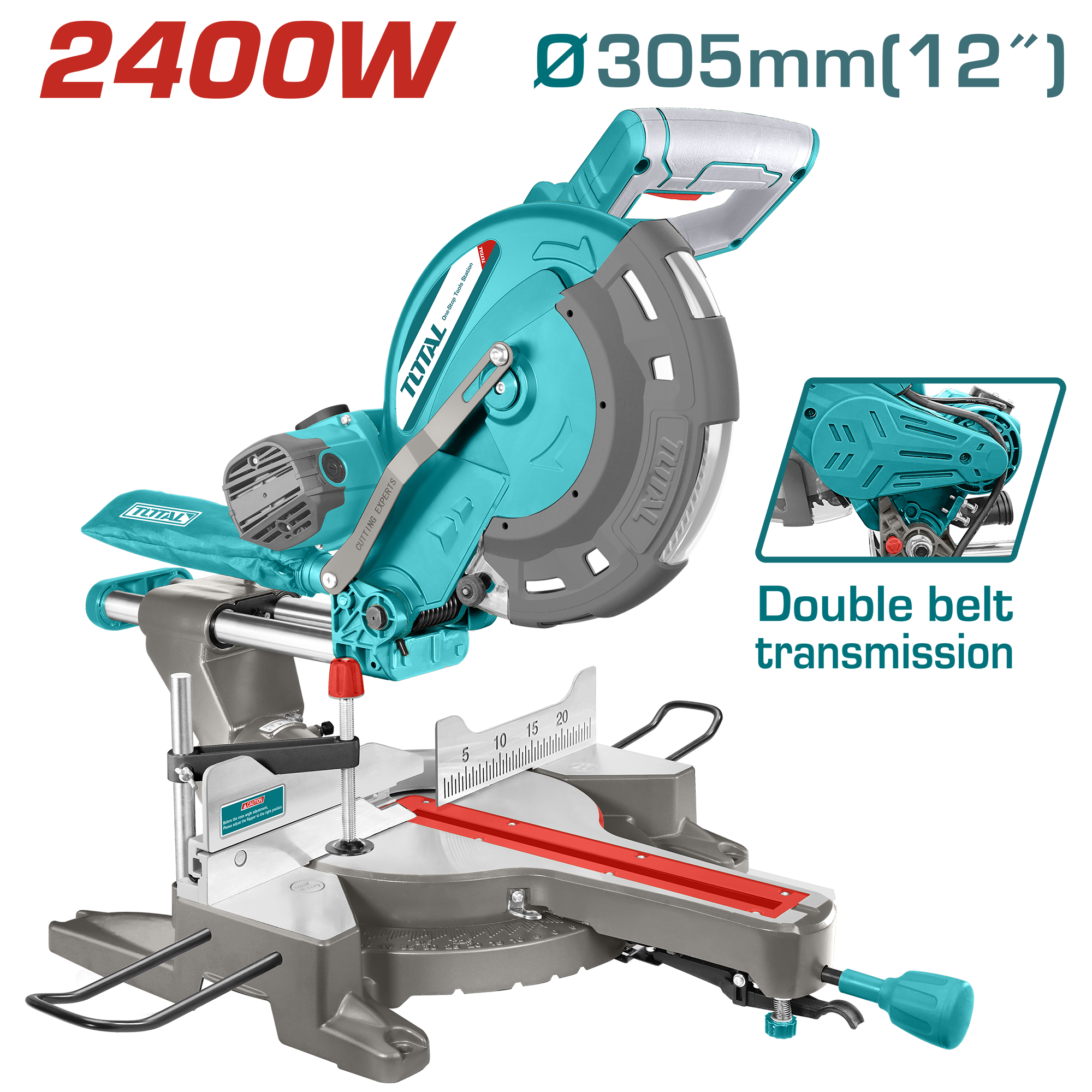 ЕЛЕКТРИЧЕН ПОТЕЗЕН ЦИРКУЛАР ГЕР 2400W 305mm TOTAL TS42183057