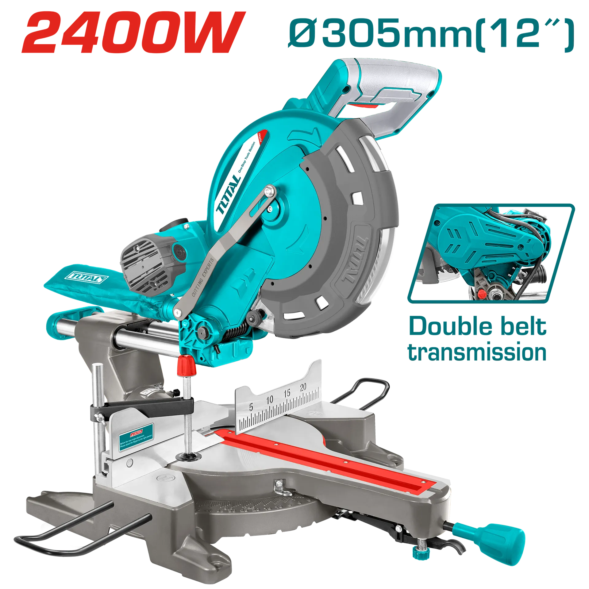 ЕЛЕКТРИЧЕН ПОТЕЗЕН ЦИРКУЛАР ГЕР 2400W 305mm TOTAL TS42183057