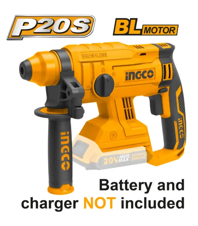 INGCO SDS+ 20V СОЛО БЕЗ БАТЕРИИ BL-CRHLI2201