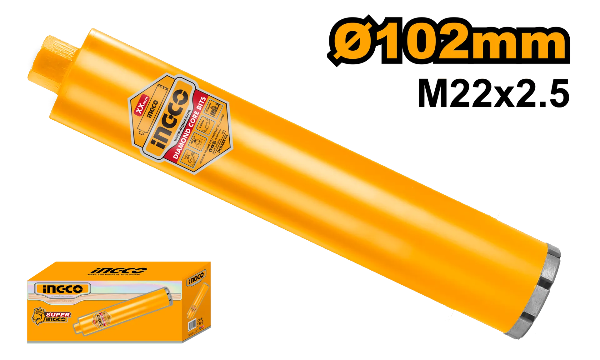 Kurorë F102 M22x2.5 INGCO DCB581028