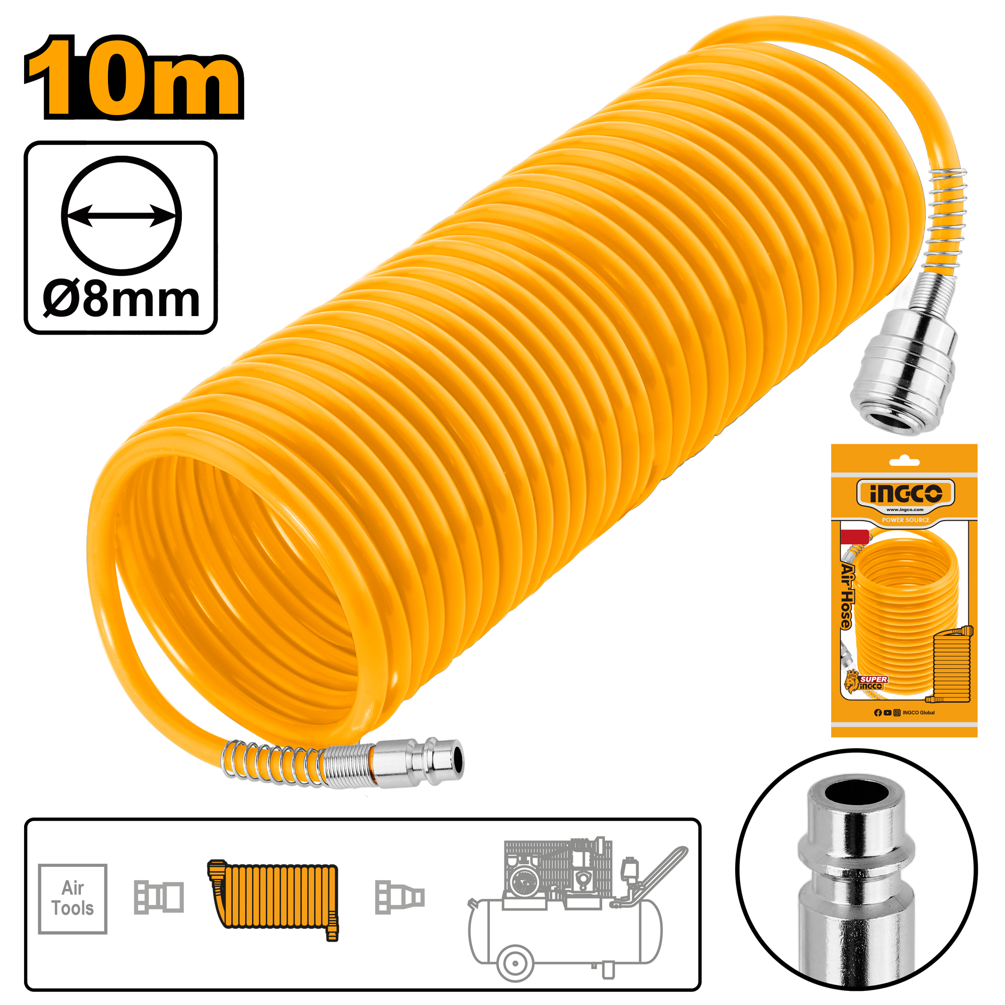 INGCO zorrë për kompresor 10m AH1101 (5)