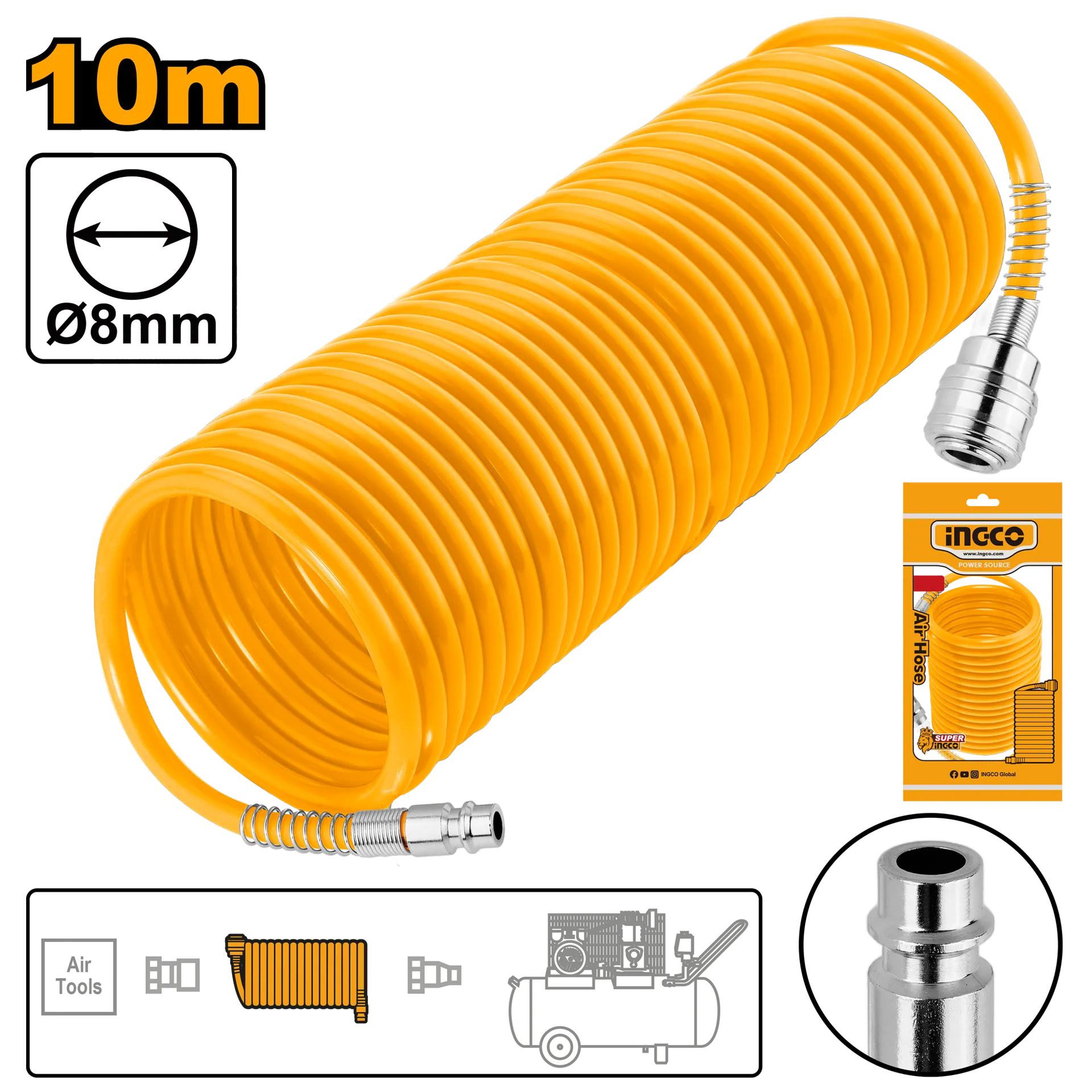 INGCO zorrë për kompresor 10m AH1101 (5)