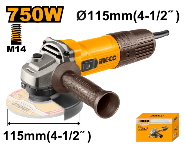 АГОЛНА БРУСИЛКА 750W F115 INGCO AG75028